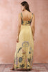 Yellow Niloufar Print Embroidered Choli With Skirt